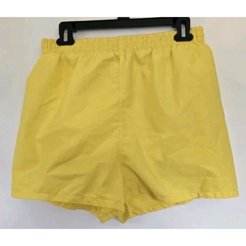 Vintage Sears King’s Road Swimming Trunks Mens L Yellow Shorts Lined‎ USA